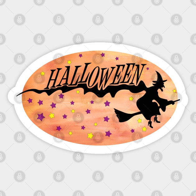 Witch Halloween Sticker by jhsells98